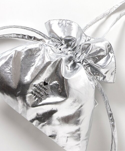 BREEZE（ブリーズ）の「シルバー巾着ポシェット（ショルダーバッグ・キッズ・シルバー・FREE）」の9枚目の写真