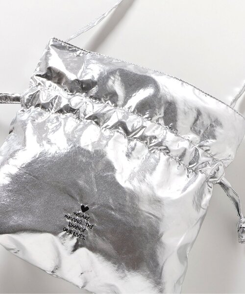 BREEZE（ブリーズ）の「シルバー巾着ポシェット（ショルダーバッグ・キッズ・シルバー・FREE）」の10枚目の写真