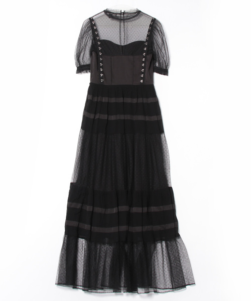 ⭐︎na⭐︎さま専用　　　ディセンバーメイ　メッシュ　ワンピースM ブラック DECEMBERMAY