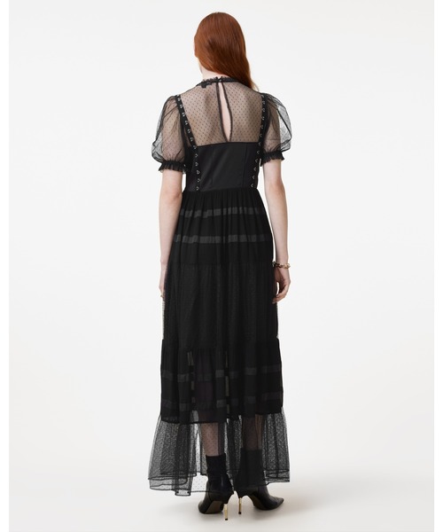 セール】RYLA POLKA DOT MESH MAXI DRESS | RYLA ポルカ ドット