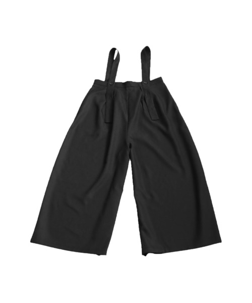 antiqua(アンティカ)の「タックサロペット(サロペット/オーバーオール・レディース・グレー/ブラック・ONESIZE)」の16枚目の写真