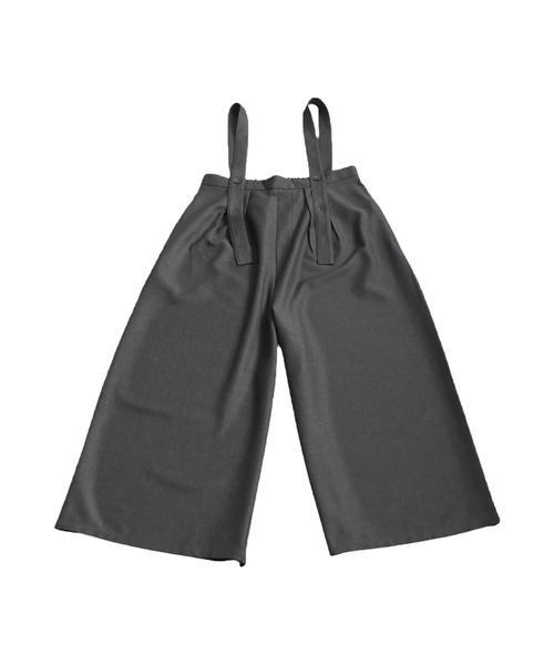 antiqua(アンティカ)の「タックサロペット(サロペット/オーバーオール・レディース・グレー/ブラック・ONESIZE)」の17枚目の写真