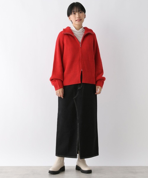 LEPSIM（レプシィム）の「デニムナロースカート　242514（デニムスカート・レディース・ブラック/ブルー/ライトブルー/グレー・MEDIUM/LARGE）」の6枚目の写真