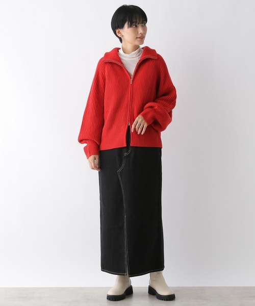 LEPSIM（レプシィム）の「デニムナロースカート　242514（デニムスカート・レディース・ブラック/ブルー/ライトブルー/グレー・MEDIUM/LARGE）」の7枚目の写真