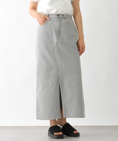 LEPSIM（レプシィム）の「デニムナロースカート　242514（デニムスカート・レディース・ブラック/ブルー/ライトブルー/グレー・MEDIUM/LARGE）」の14枚目の写真