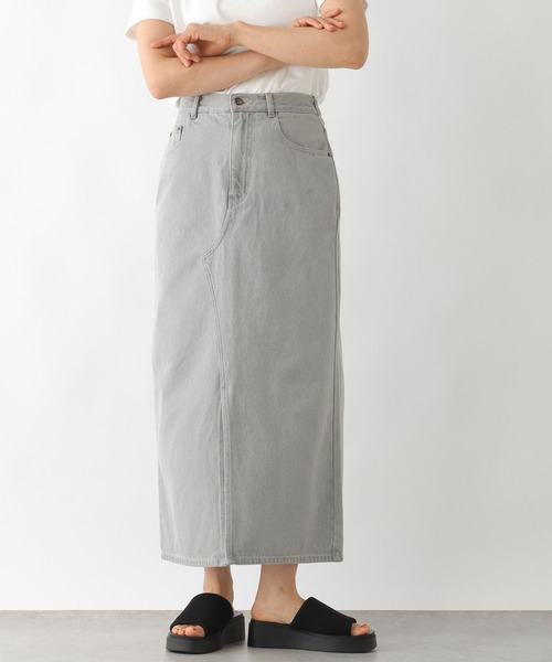 LEPSIM（レプシィム）の「デニムナロースカート　242514（デニムスカート・レディース・ブラック/ブルー/ライトブルー/グレー・MEDIUM/LARGE）」の15枚目の写真