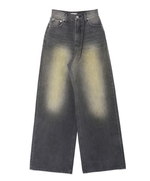 EVRIS（エヴリス）の「カラールーズワイドデニムパンツ（デニムパンツ・レディース・ブラック/ブルー・MEDIUM/SMALL）」の10枚目の写真