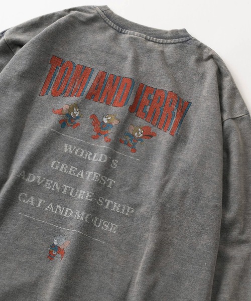 Tom&Jerry(トムアンドジェリー)の「【TOM&JERRY/トムとジェリー】デニム加工 コラボデザイン グレムリン/バットマン/スーパーマン ビッグシルエット クルーネックスウェット/ユニセックス(スウェット・レディース・グレー系1/グレー系3/グレー系2/ブルー系3/グレー系/ブルー系2/ブルー系1/ブルー系・L/M/XL)」の3枚目の写真