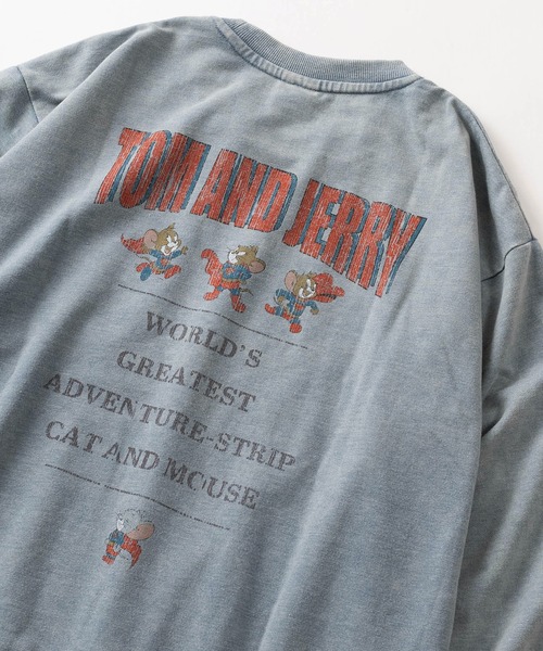 Tom&Jerry(トムアンドジェリー)の「【TOM&JERRY/トムとジェリー】デニム加工 コラボデザイン グレムリン/バットマン/スーパーマン ビッグシルエット クルーネックスウェット/ユニセックス(スウェット・レディース・グレー系1/グレー系3/グレー系2/ブルー系3/グレー系/ブルー系2/ブルー系1/ブルー系・L/M/XL)」の7枚目の写真