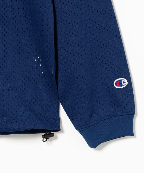 未使用別注】Champion / メッシュ ロングスリーブ Tシャツ BEAMS（ビームス）【別注】Champion / メッシュ ロングスリーブ