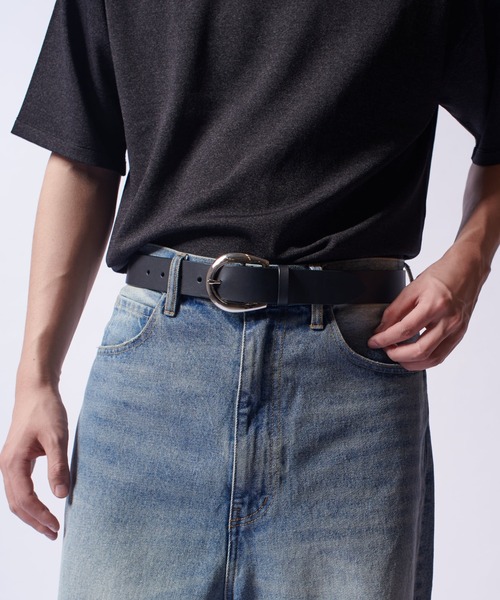 Lui's（ルイス）の「オリジナルバックルベルト（ベルト・メンズ・ブラウン/グレー系その他/ブラック・FREE）」の7枚目の写真