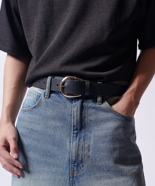 Lui's（ルイス）の「オリジナルバックルベルト（ベルト・メンズ・ブラウン/グレー系その他/ブラック・FREE）」の8枚目の写真