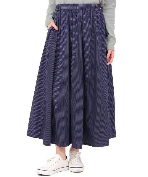 【Fagus】raichoJQスカート ライチョウ マチつきポーチ/春に呼ぶツガイライチョウ A-69968-90-B | くす