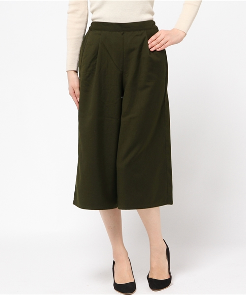 earth music&ecology（アースミュージックアンドエコロジー）の「ガウチョパンツ（その他パンツ・レディース・グレー/キャメル/ブラック/カーキ・FREE）」の3枚目の写真