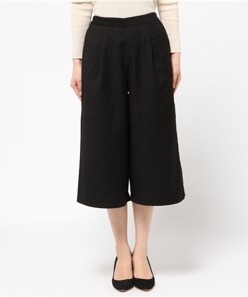 earth music&ecology（アースミュージックアンドエコロジー）の「ガウチョパンツ（その他パンツ・レディース・グレー/キャメル/ブラック/カーキ・FREE）」の5枚目の写真