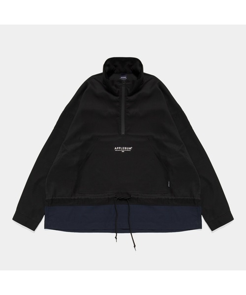 APPLEBUM（アップルバム）の「Bicolor Half-Zip Anorak（ブルゾン・メンズ・ネイビー/ブラック・MEDIUM/X-LARGE/LARGE）」の4枚目の写真