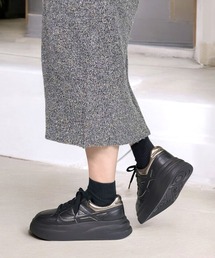 ASH | ASH/アッシュ【ICONE】厚底ホワイトスニーカー 5.5cmヒール プラットフォーム(スニーカー)