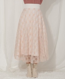 フラワーチュールフレアスカート