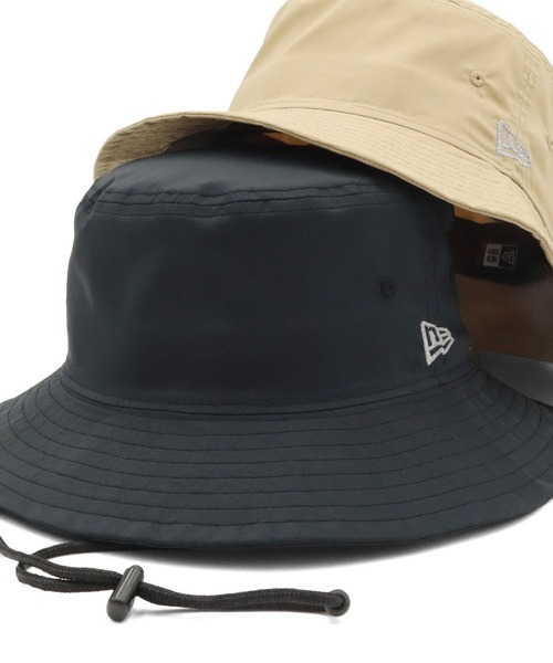 ブラック アウトドアハット ニューエラアウトドア アドベンチャーハット ストレッチ