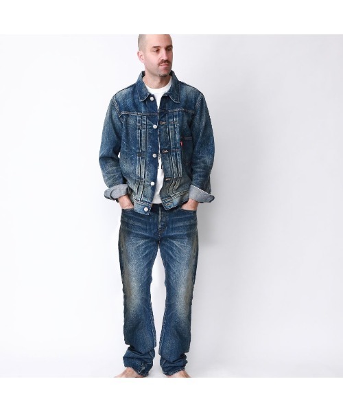 TMT（ティーエムティー）の「【HQ DENIM】TRUCKER JACKET(vintage