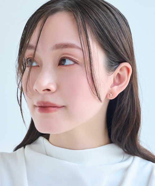 Phoebe(フィービィー)の「【金属アレルギー対応】クラシックビジューセラミックピアス(ピアス(両耳用)・レディース・ゴールド系2/ゴールド系1・FREE)」の11枚目の写真