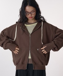 double zip hoodie / ダブルジップパーカー