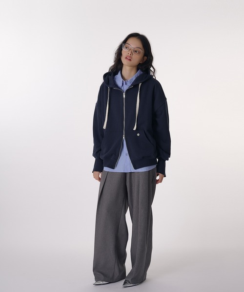 double zip hoodie / ダブルジップパーカー（パーカー）｜MUHET