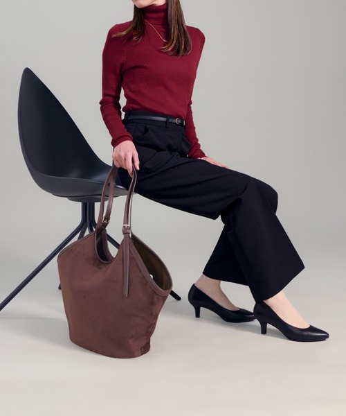 CALIFORNIA OUTFITTERS（カリフォルニア アウトフィッターズ）の「3-1D1 美尻 美脚 スラックス レディース ストレートパンツ（スーツパンツ・レディース・ブラック/ベージュ/クリーム・S/M/L/XL）」の9枚目の写真