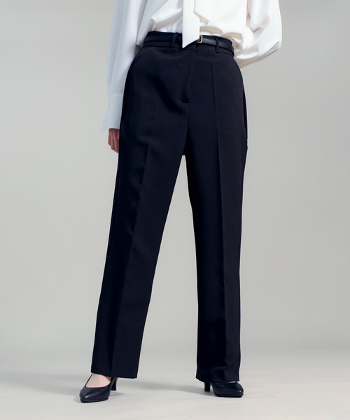 CALIFORNIA OUTFITTERS（カリフォルニア アウトフィッターズ）の「3-1D1 美尻 美脚 スラックス レディース ストレートパンツ（スーツパンツ・レディース・ブラック/ベージュ/クリーム・S/M/L/XL）」の17枚目の写真