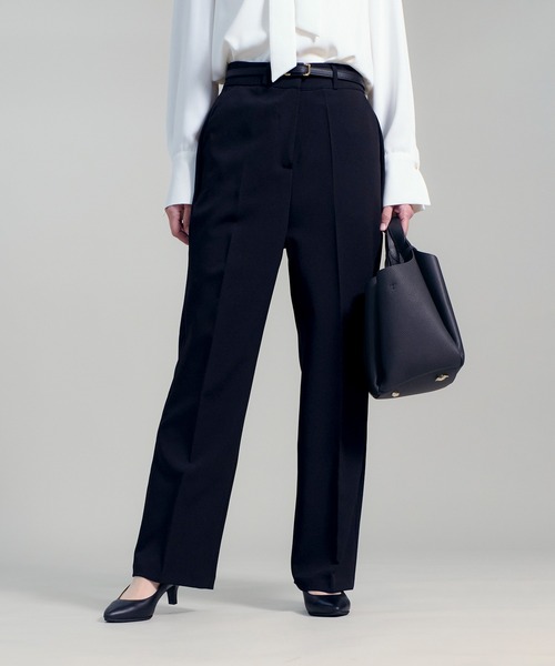 CALIFORNIA OUTFITTERS（カリフォルニア アウトフィッターズ）の「3-1D1 美尻 美脚 スラックス レディース ストレートパンツ（スーツパンツ・レディース・ブラック/ベージュ/クリーム・S/M/L/XL）」の19枚目の写真