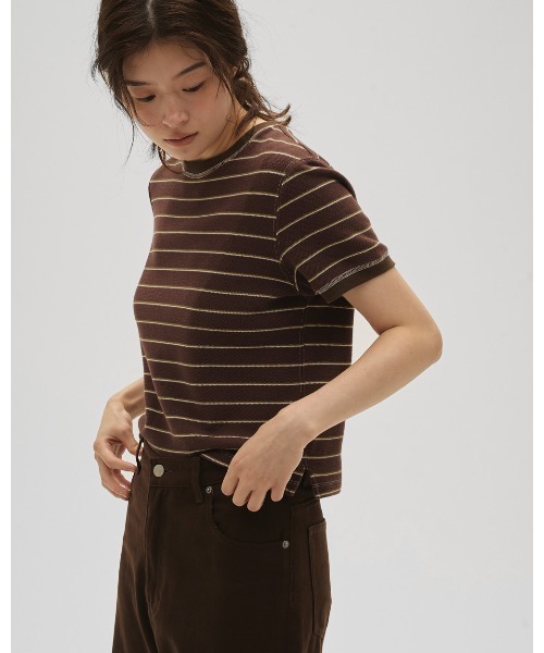 Border Ringer Tee 半袖Tシャツ Border Ringer Tee（Tシャツ/カットソー）｜TODAYFUL（トゥデイフル