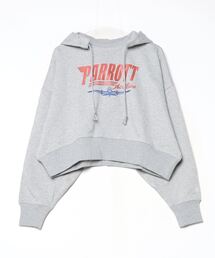 PARROTT CANVAS（パロットキャンバス）の「CROPPED WIDE FOODIE "Air plane"（パーカー）」