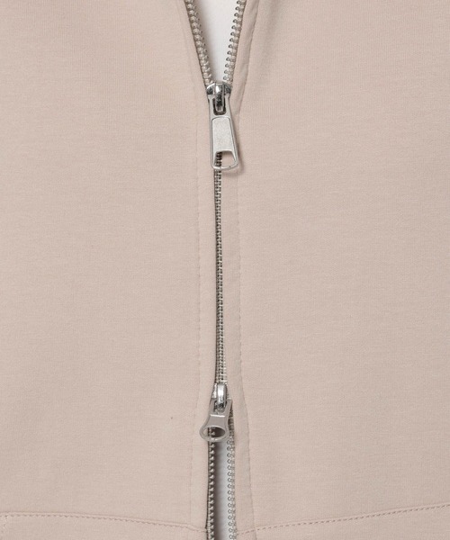 FOUND GOOD（ファウンドグッド）の「ダンボールWジップPK（パーカー・レディース・ベージュ/ブラック/ブルー系2/グレー系5・M/L）」の7枚目の写真