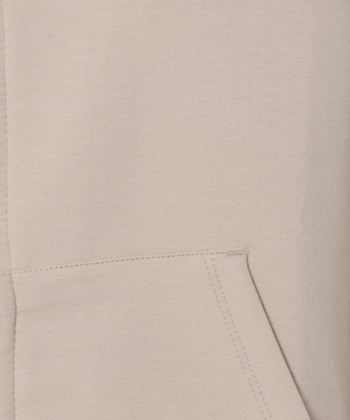 FOUND GOOD（ファウンドグッド）の「ダンボールWジップPK（パーカー・レディース・ベージュ/ブラック/ブルー系2/グレー系5・M/L）」の5枚目の写真