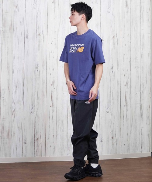 NEW BALANCE(ニューバランス)の「new balance/ニューバランス 半袖Tシャツ/半袖Tee フロントプリント ユニセックス MT51900(Tシャツ/カットソー・メンズ・パープル/アーミー/オフホワイト・XL/L/M)」の21枚目の写真