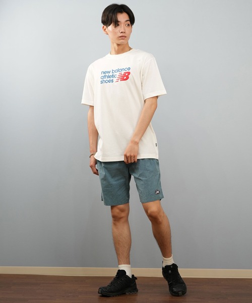 NEW BALANCE(ニューバランス)の「new balance/ニューバランス 半袖Tシャツ/半袖Tee フロントプリント ユニセックス MT51900(Tシャツ/カットソー・メンズ・パープル/アーミー/オフホワイト・XL/L/M)」の8枚目の写真