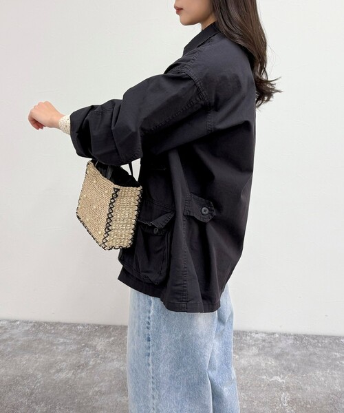 fredy emue（フレディエミュ）の「【ROTHCO/ロスコ】BDUシャツジャケット（ミリタリージャケット・レディース・カーキ/ブラウン系その他/ブラック/ベージュ・38）」の6枚目の写真