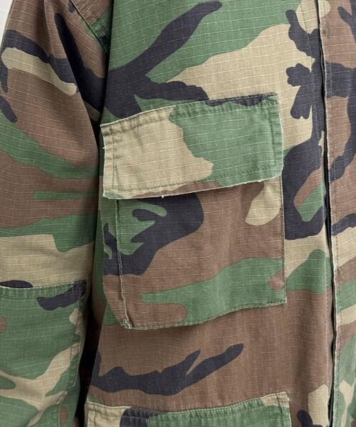 fredy emue（フレディエミュ）の「【ROTHCO/ロスコ】BDUシャツジャケット（ミリタリージャケット・レディース・カーキ/ブラウン系その他/ブラック/ベージュ・38）」の14枚目の写真