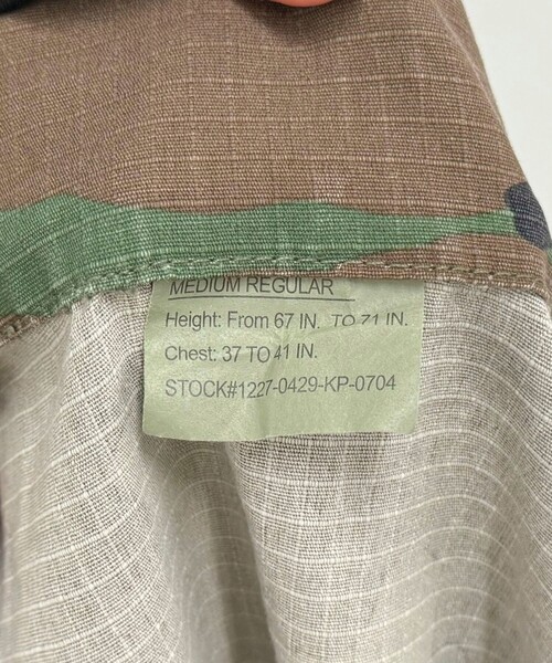 fredy emue（フレディエミュ）の「【ROTHCO/ロスコ】BDUシャツジャケット（ミリタリージャケット・レディース・カーキ/ブラウン系その他/ブラック/ベージュ・38）」の18枚目の写真