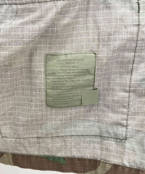 fredy emue（フレディエミュ）の「【ROTHCO/ロスコ】BDUシャツジャケット（ミリタリージャケット・レディース・カーキ/ブラウン系その他/ブラック/ベージュ・38）」の19枚目の写真