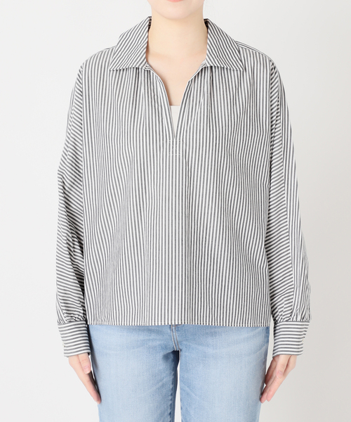 美品✨ティッカ TICCA ワイドシルエットシャツ スキッパー ソメロス社 セール】TICCA / ティッカ 別注ハーブスキッパーシャツ（シャツ