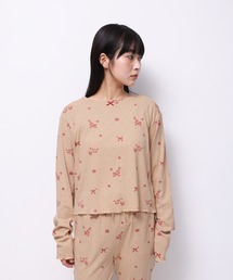 “HORSE” Midori Nakajima 長袖メロウリブトップス