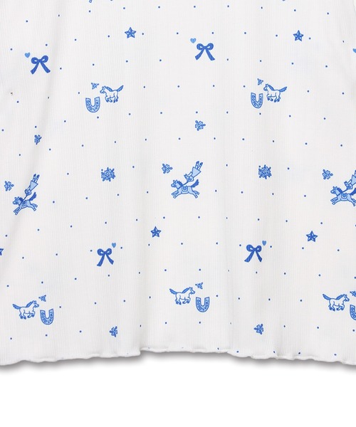 Common Noun（コモン ナウン）の「“HORSE” Midori Nakajima 長袖メロウリブトップス（Tシャツ/カットソー・レディース・ベージュ/ホワイト・L/M）」の7枚目の写真