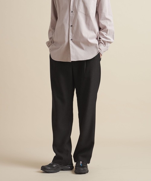 UNITED ARROWS（ユナイテッドアローズ）の「【マルチサイズ】ウールライク ストレート イージースラックス/パンツ ーセットアップ対応ー（スラックス・メンズ・ブラック/ダークグレー/ライトグレー/ネイビー/ダークブラウン/ブラウン/グレー・マルチサイズ）」の10枚目の写真