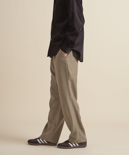 UNITED ARROWS（ユナイテッドアローズ）の「【マルチサイズ】ウールライク ストレート イージースラックス/パンツ ーセットアップ対応ー（スラックス・メンズ・ブラック/ダークグレー/ライトグレー/ネイビー/ダークブラウン/ブラウン/グレー・マルチサイズ）」の19枚目の写真