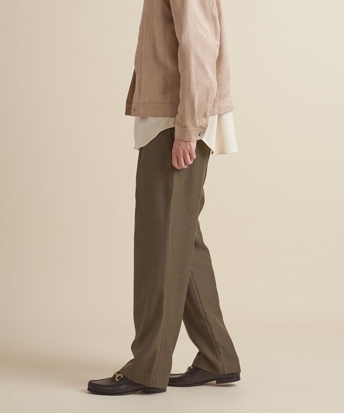 UNITED ARROWS（ユナイテッドアローズ）の「【マルチサイズ】ウールライク ストレート イージースラックス/パンツ ーセットアップ対応ー（スラックス・メンズ・ブラック/ダークグレー/ライトグレー/ネイビー/ダークブラウン/ブラウン/グレー・マルチサイズ）」の20枚目の写真