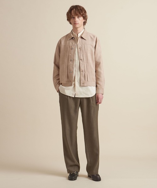 UNITED ARROWS（ユナイテッドアローズ）の「【マルチサイズ】ウールライク ストレート イージースラックス/パンツ ーセットアップ対応ー（スラックス・メンズ・ブラック/ダークグレー/ライトグレー/ネイビー/ダークブラウン/ブラウン/グレー・マルチサイズ）」の21枚目の写真