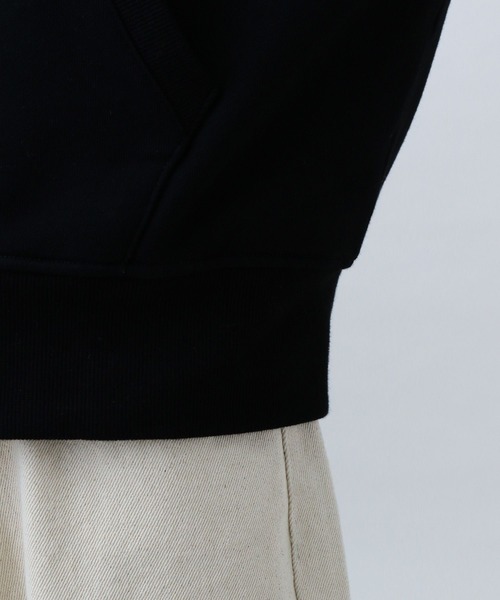 LURAKU（ルラク）の「【LURAKU】One Point double zip-up hoodie /ワンポイントダブルジップフーディー（パーカー・メンズ・レッド/グレー/ブラック/ネイビー・M/L）」の21枚目の写真