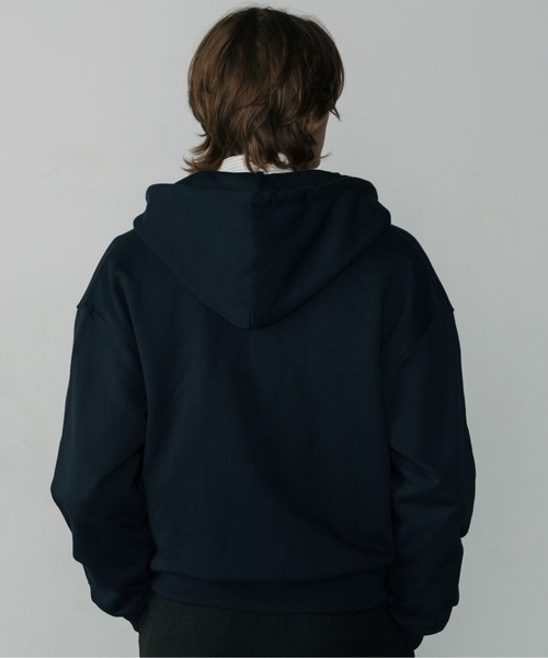LURAKU（ルラク）の「【LURAKU】One Point double zip-up hoodie