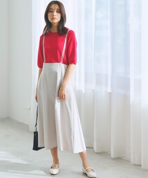 grove | ダブルストラップフレアスカート(スカート)